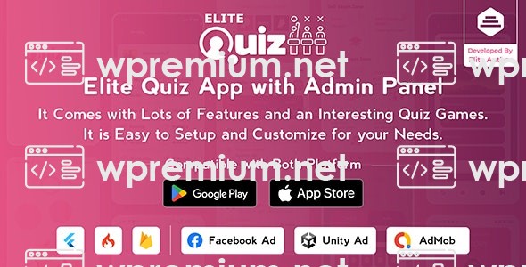 Elite Quiz NULLED - Trivia Quiz | Quiz Game - Flutter Full App + Admin Panel