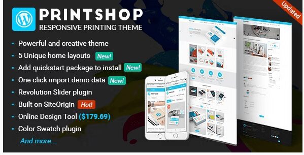 Printshop – WordPress Responsive Printing Theme