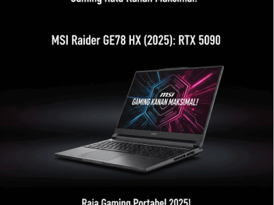 laptop gaming msi raider