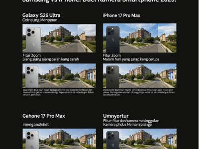 perbandingan samsung iphone