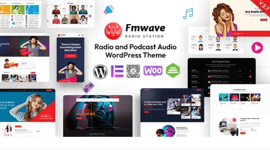 Fmwave – Radio Station WordPress Theme + RTL