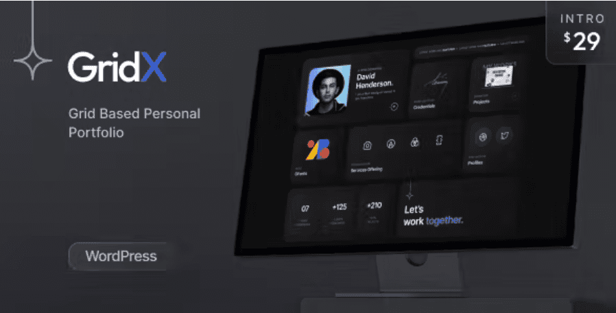 Gridx – Personal Portfolio Resume Theme