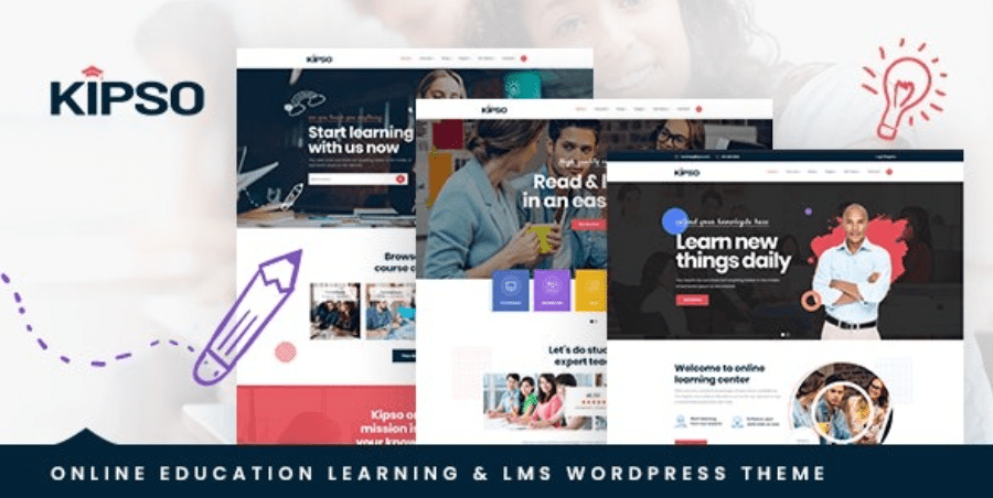 Kipso – Education LMS WordPress Theme