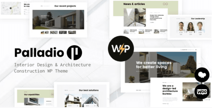 Palladio | Interior Design & Architecture Construction WordPress Theme