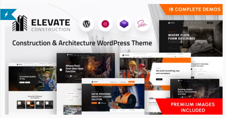 Elevate – Construction WordPress Theme