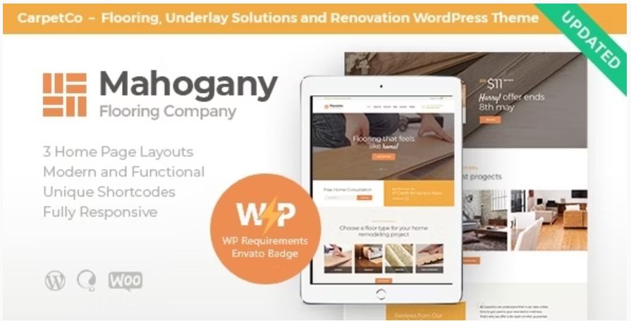 Mahogany | Carpenting Woodwork & Flooring Company WordPress Theme