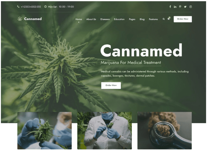 Cannamed – Cannabis & Marijuana WordPress