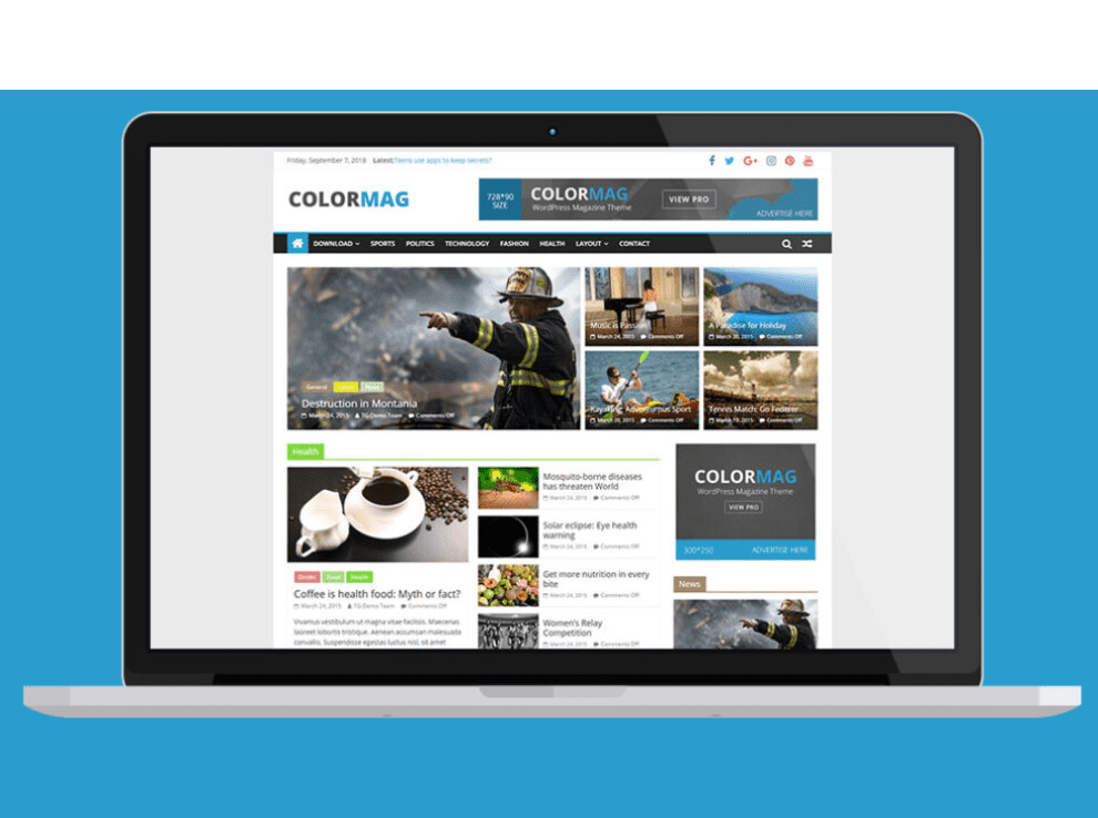 ColorMag Pro –  Magazine & News Style WordPress Theme