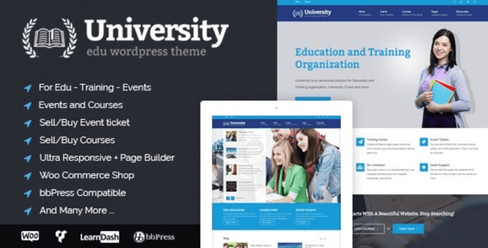 University – Education, Event and Course Theme
